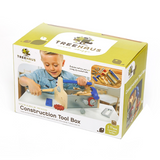 TreeHaus Construction Tool Box 11 piece set for kids