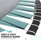 Kahuna 8ft Springless Trampoline with Basketball Set