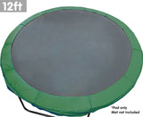 Trampoline 12ft Replacement Reinforced Outdoor  Pad Cover - Green