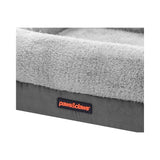 Paws & Claws 70x50cm Winston Orthopaedic Foam Walled Pet Bed - Grey