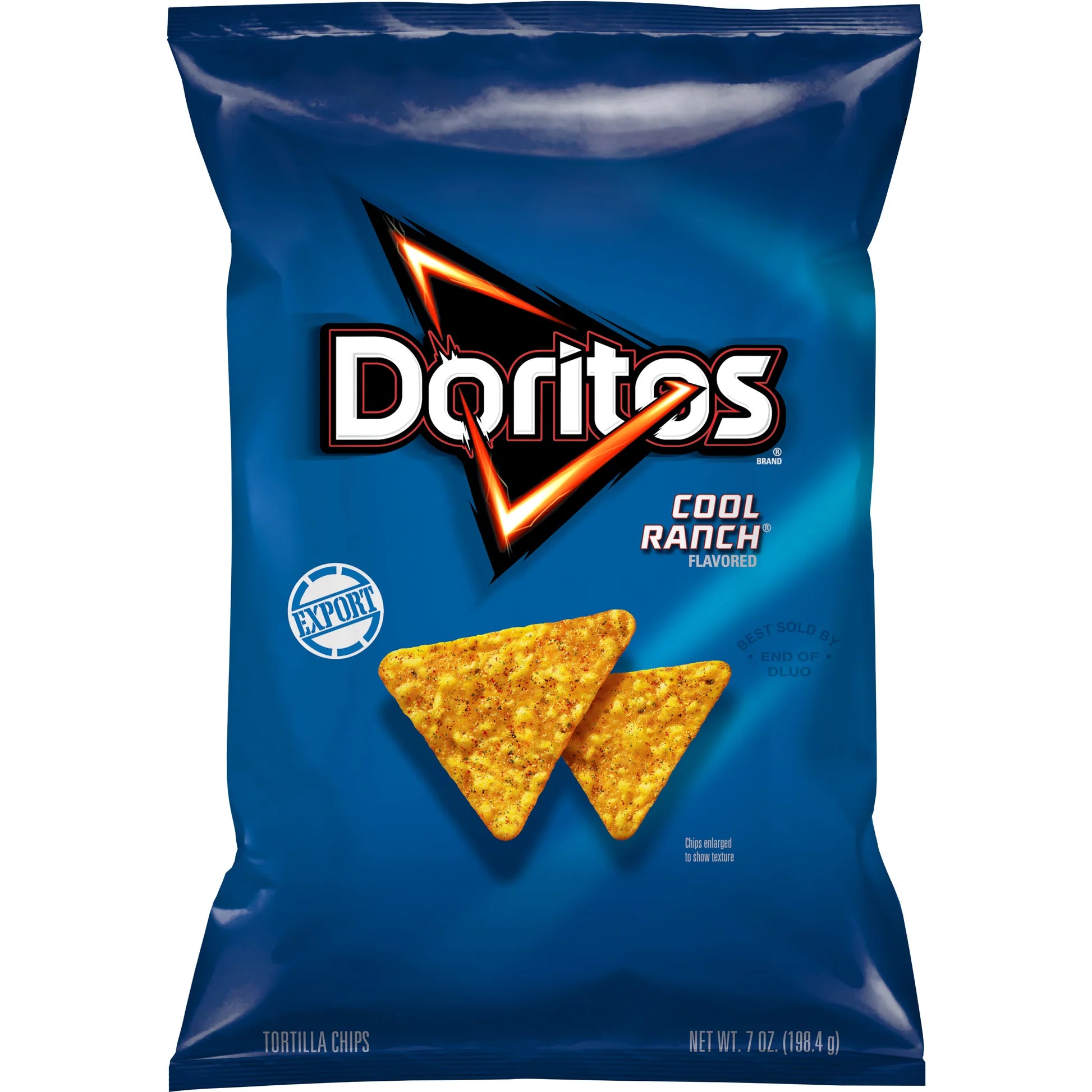 8 x Frito Lay USA Doritos Cool Ranch Tortilla Chips 198g