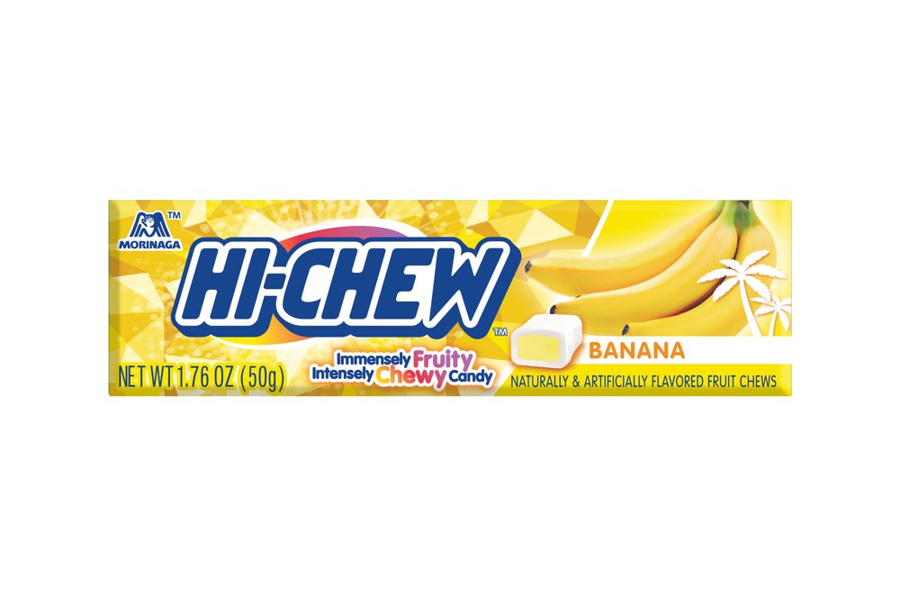 15 x Hi Chew Fruit Chews Banana 50g