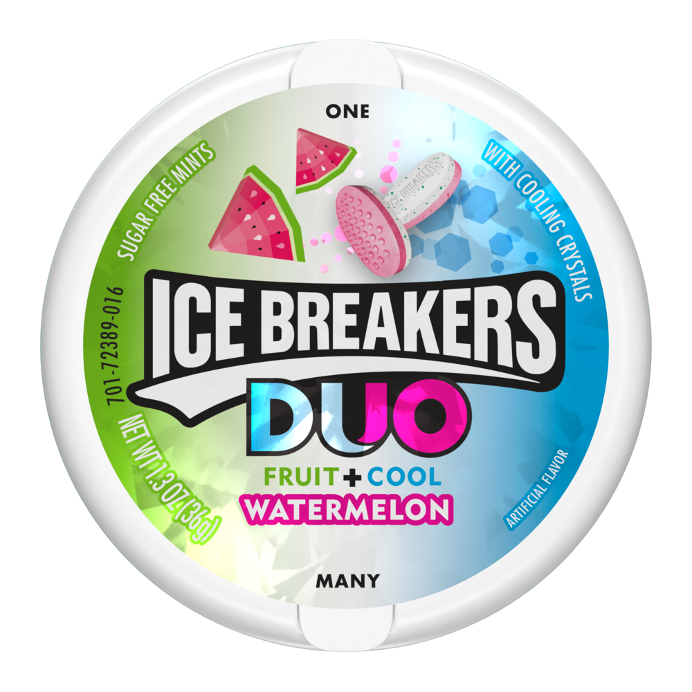 8 x Ice Breakers Duo Mints Watermelon 37g