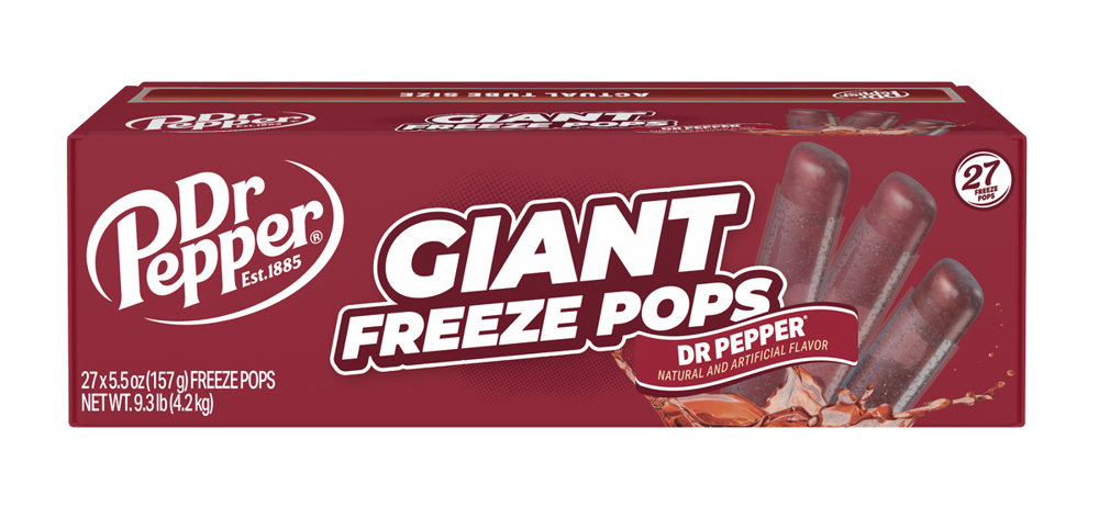 27 x Kisko Dr. Pepper Freeze Pops 156g