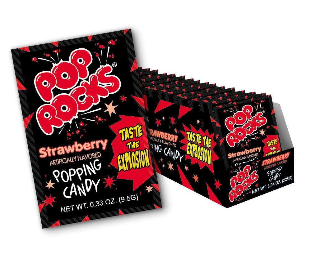 24 x Pop Rocks Strawberry 9g