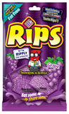 12 x Rips Bite-Size Grape Pieces 113g Peg Bag