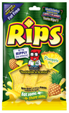 12 x Rips Bite-Size Peg Bags Pineapple Pieces 113g