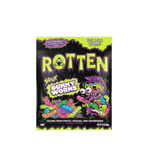 8 x Rotten Sour Gummy Worms 51g