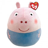 Ty Peppa Pig George 14" Squish-A-Boos