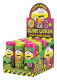 12 x Toxic Waste Slime Licker 2.0 Green Apple & Black Cherry 57g