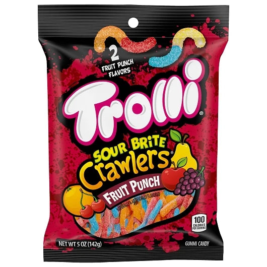 12 x Trolli Peg Bag SBC Fruit Punch 142g
