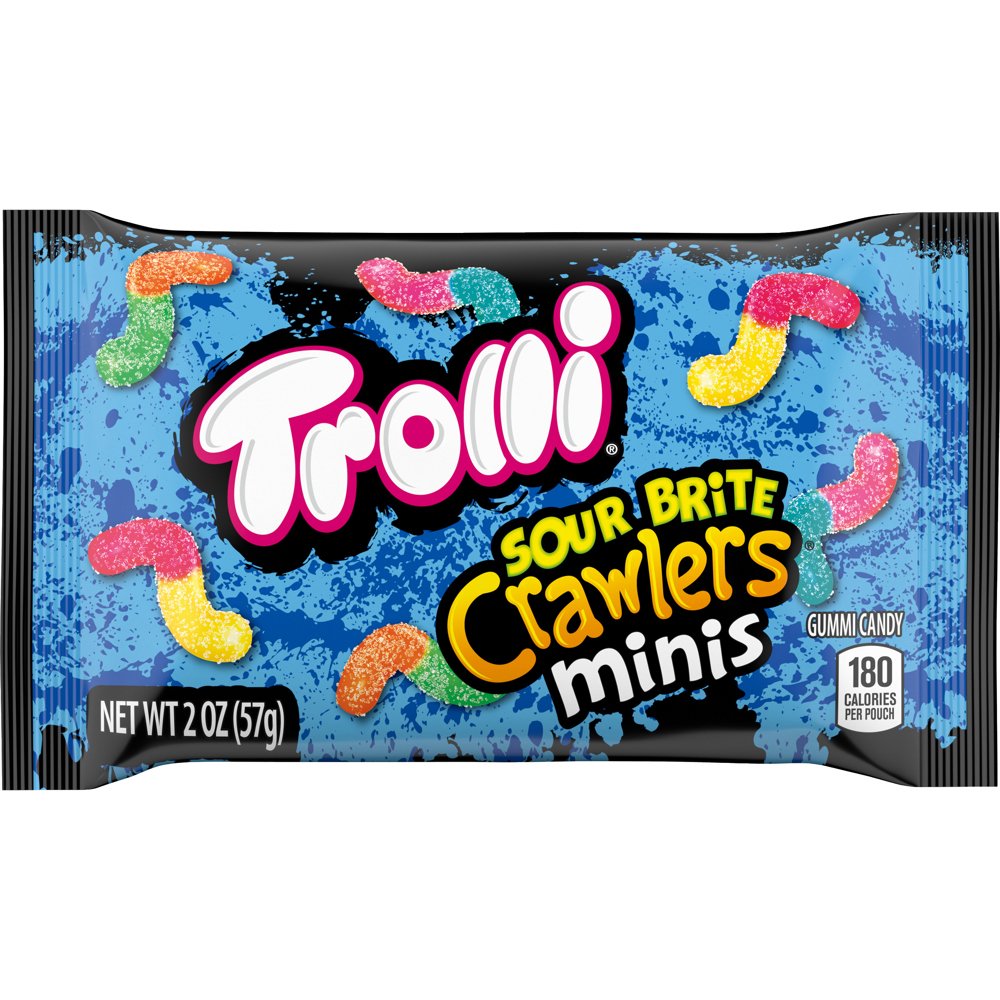 18 x Trolli Sour Brite Crawlers Minis 57g