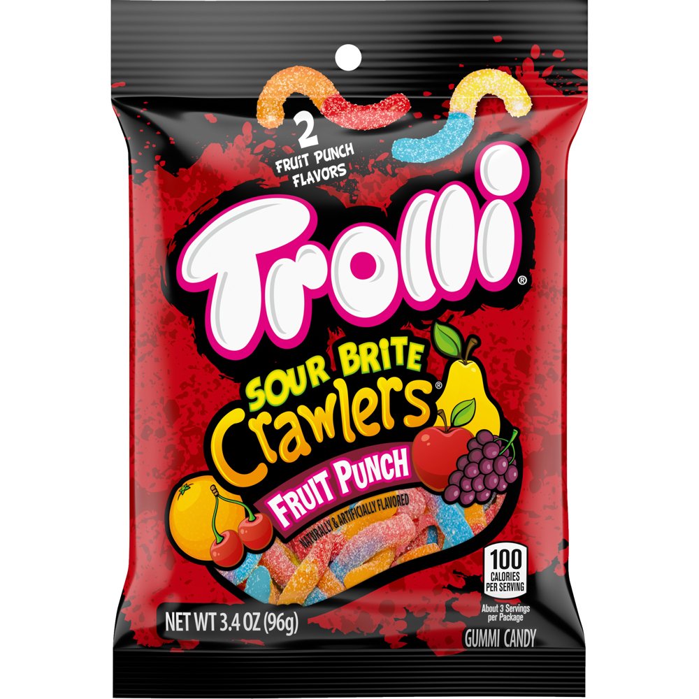 12 x Trolli Value Peg Fruit Punch SBC 96g