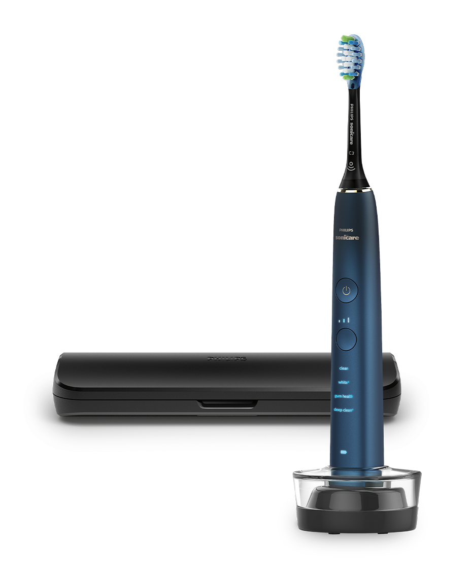 Philips Sonicare DiamondClean 9000 Special Edition Electric Toothbrush HX9911/96 with App – Navy