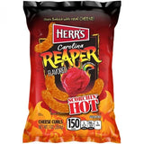 42 x Herr's Carolina Reaper Cheese Curls 28g