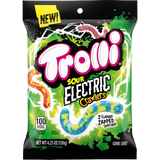 12 x Trolli Sour Electric Crawlers Peg Bag 120g
