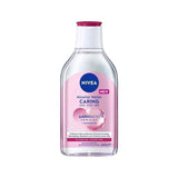2 x Nivea Caring Micellar Water Amino Acid Complex Almond Oil for Dry Skin 400mL