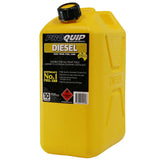 4 x Pro Quip 10L Plastic Fast Pour Fuel Can – Diesel Yellow