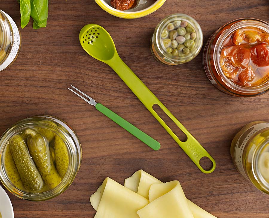 Joseph Joseph Scoop & Pick – 2-in-1 Jar Spoon and Fork