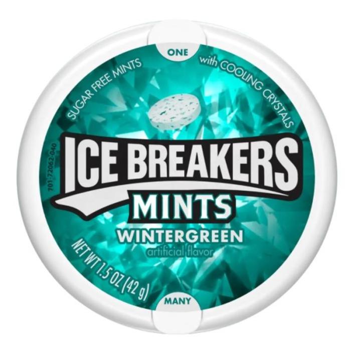 8 Pack x Ice Breakers Wintergreen Mints 42g