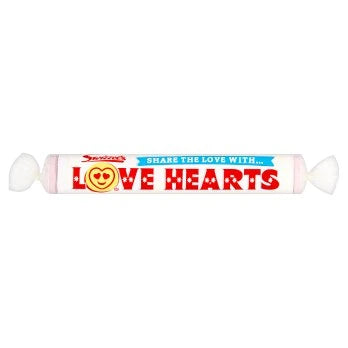 24 Pack x Swizzels Giant Love Hearts roll 39g