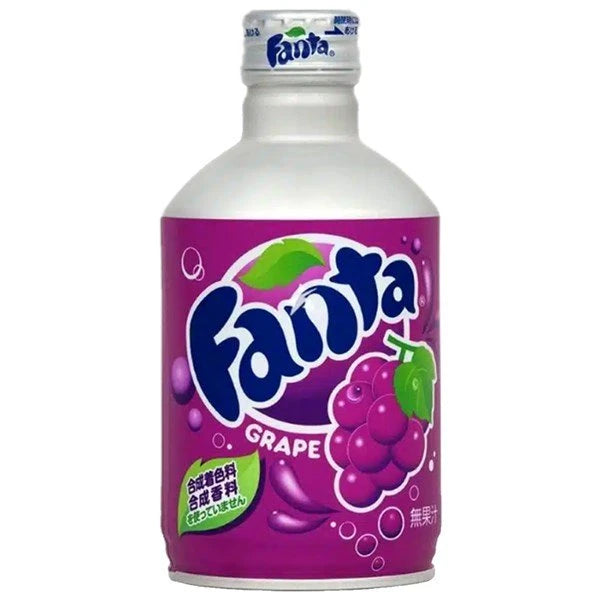 24 x Japanese Fanta Grape Aluminium Bottle 300ml