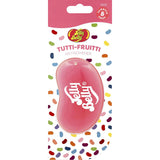 6 x Jelly Belly 3D Hanging Air Freshener - Tutti Frutti