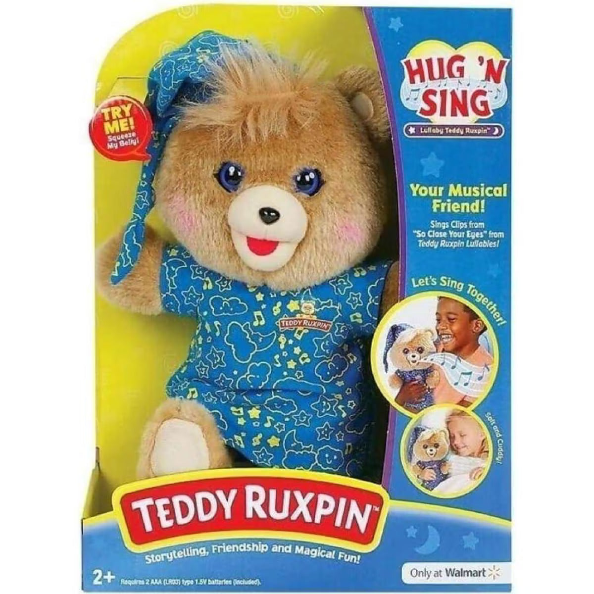 Teddy Ruxpin Hug 'N Sing Lullaby Plush Bear