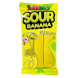 12 x Juicy Jelly Sour Banana Straps Hangsell 160g