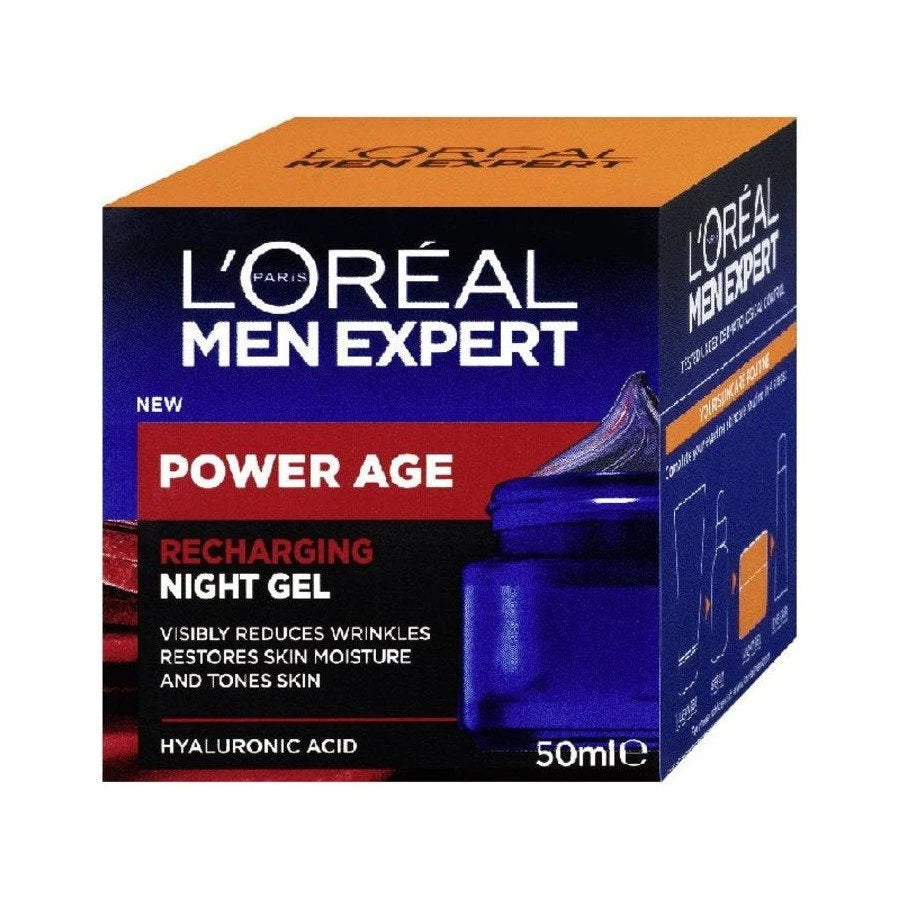 L'Oreal 50ml Night Gel Men Expert Power Age Recharging