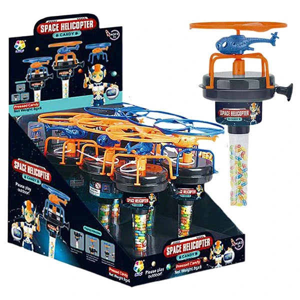 6 x Kidsfrenzy Space Helicopter Candy 8g
