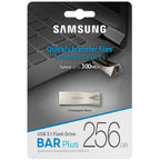 Samsung Bar Plus USB 3.1 Flash Drive - 256GB - Champagne Silver