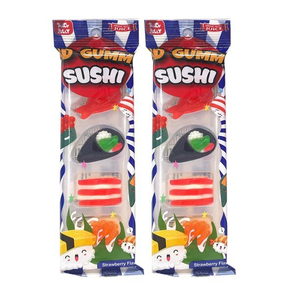 12 Pack x Juicy Jelly 3D Sushi Gummy 40g