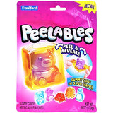 9 x Frankford Peelables Gummy Cubes Assorted Animals 120g
