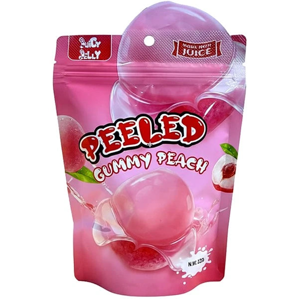 12 Pack x Juicy Jelly Peeled Gummy Peach 120g