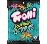 12 Pack x US Trolli Sour Brite Crawler Octopus Hang Bag 4.25oz(141g)