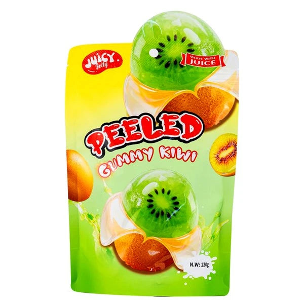 12 Pack x Juicy Jelly Peeled Gummy Kiwi 120g