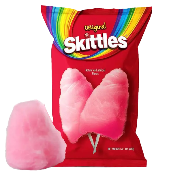 12 Pack x Skittles Cotton Candy 88g
