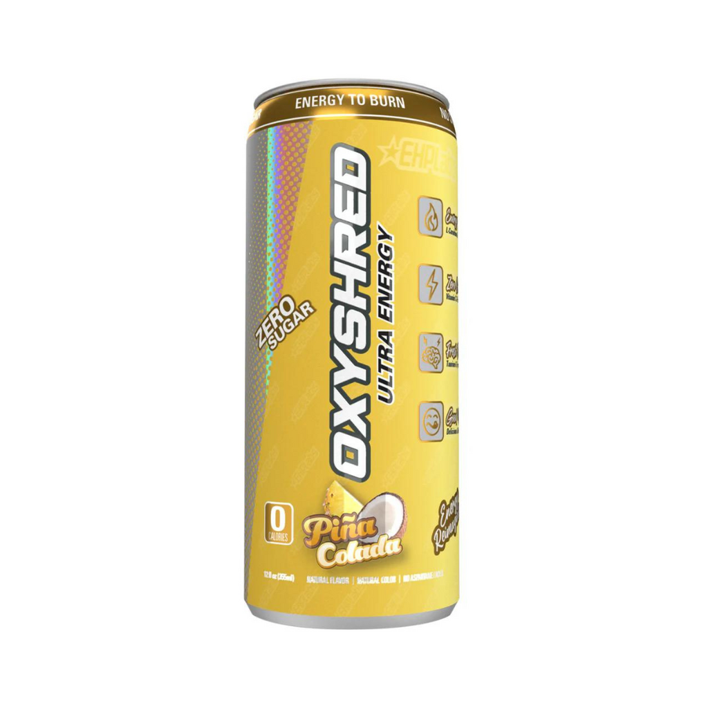 12 Pack x EHP Labs Oxyshred Ultra Energy RTD 355ml - Pina Colada
