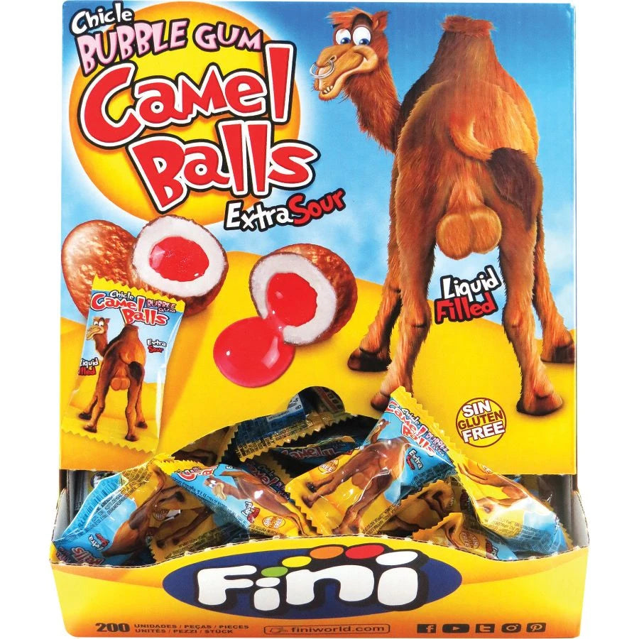 1 Box x Fini Camel Balls Bubble Gum 5g