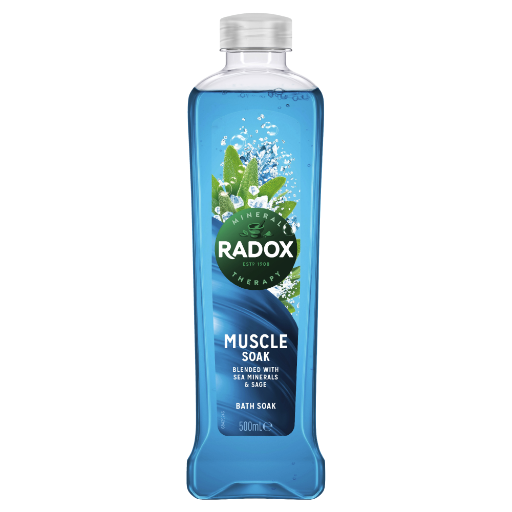 6 x Radox Bath Soak Muscle Soak Limited Edition 500mL
