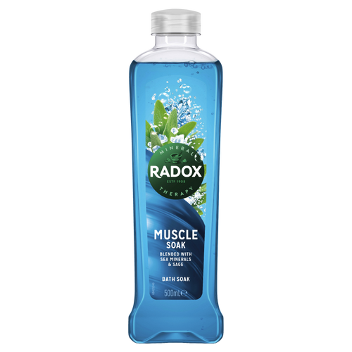 6 x Radox Bath Soak Muscle Soak Limited Edition 500mL
