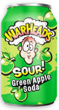 12 x Warheads Sour Green Apple Soda 355ml