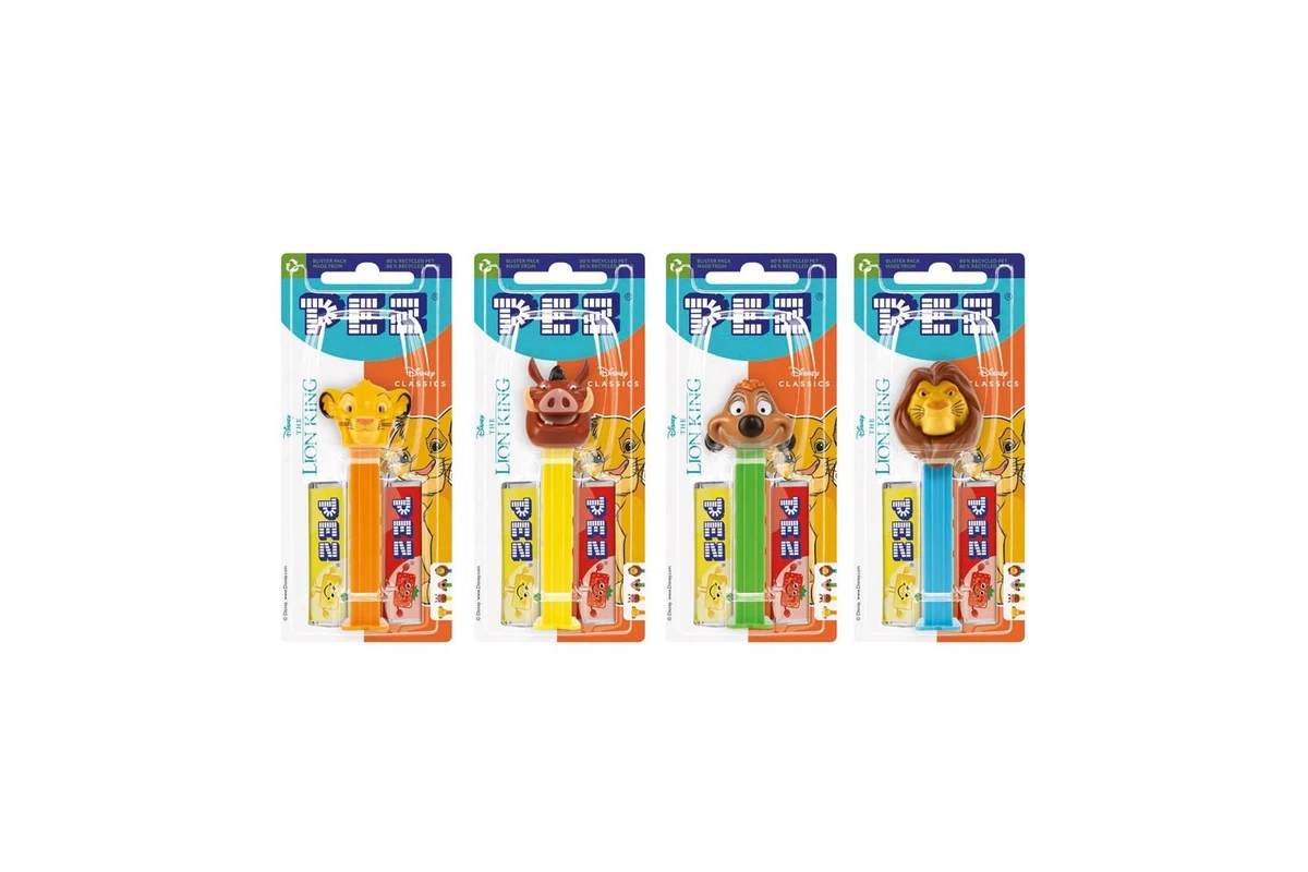 6 Pack x Pez Dispenser Lion King 17g