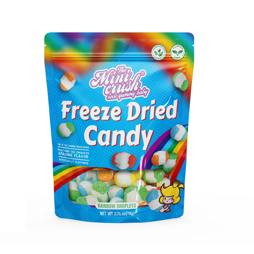 12 Pack x The Mini Crush Freeze Dried Rainbow Beans 76g