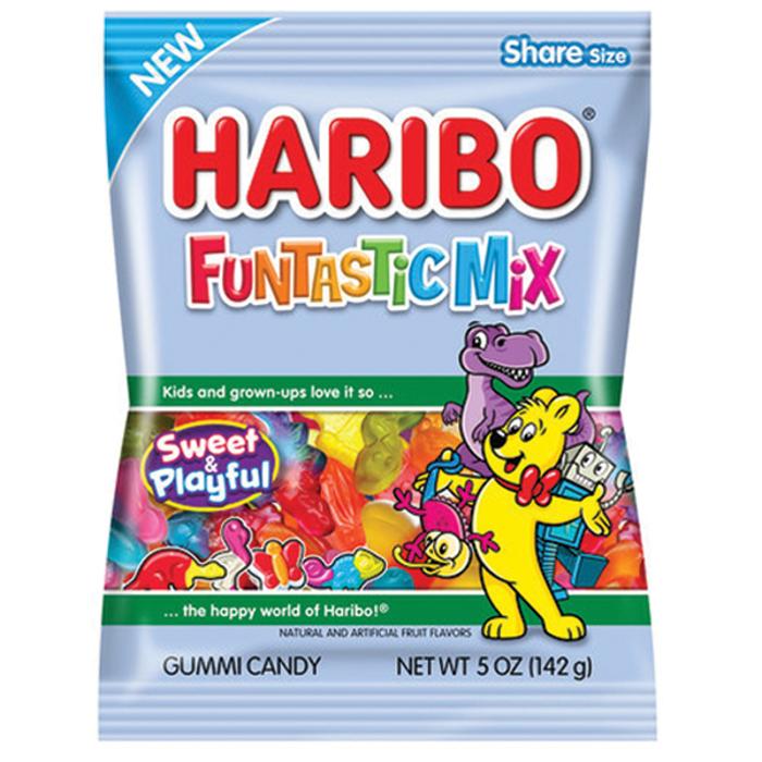 12 Pack x Haribo Funtastic Mix Peg Bag 141g