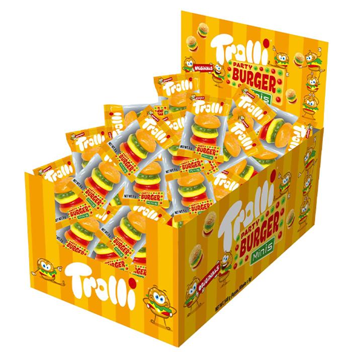 60 Pack x Trolli Mini Burger 9g