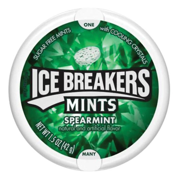 8 Pack x Ice Breakers Spearmint Mints 42g