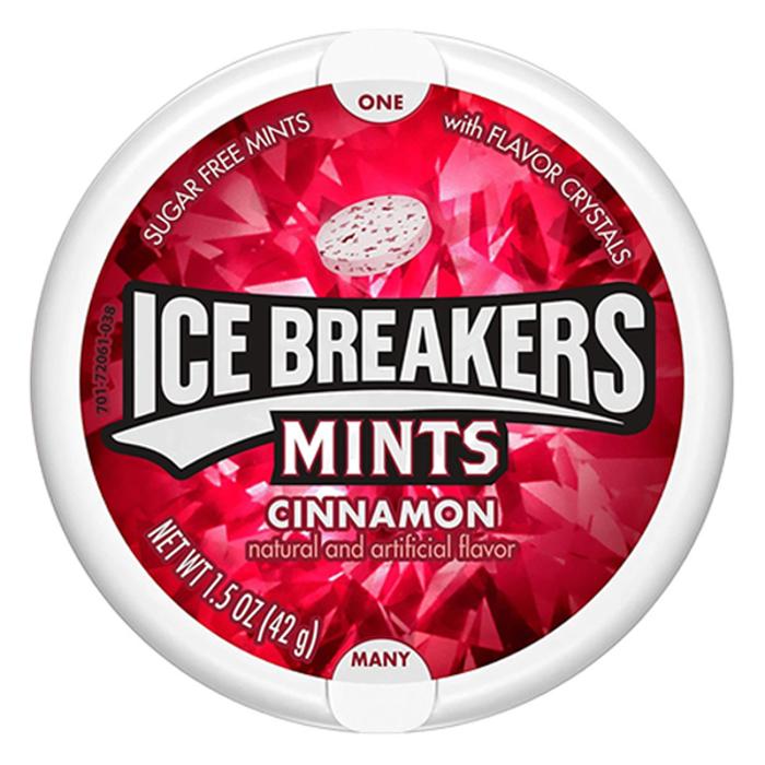 8 Pack x Ice Breakers Cinnamon Mints 42g