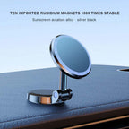 Foldable Magnetic Metal Car Dash & Window Phone Mount - Black